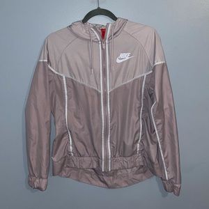 nike pink/purple hooded windbreaker